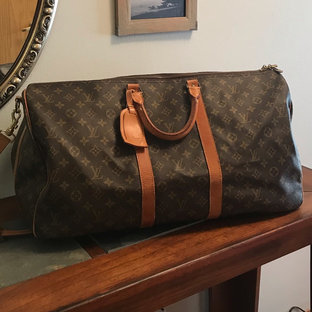 Louis Vuitton Keepall 55 Bandouliere- Vintage/Auth